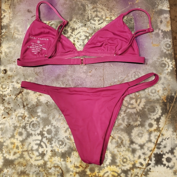 TORI PRAVER SWIMWEAR Bikini SET! In Plumeria - Picture 6 of 7